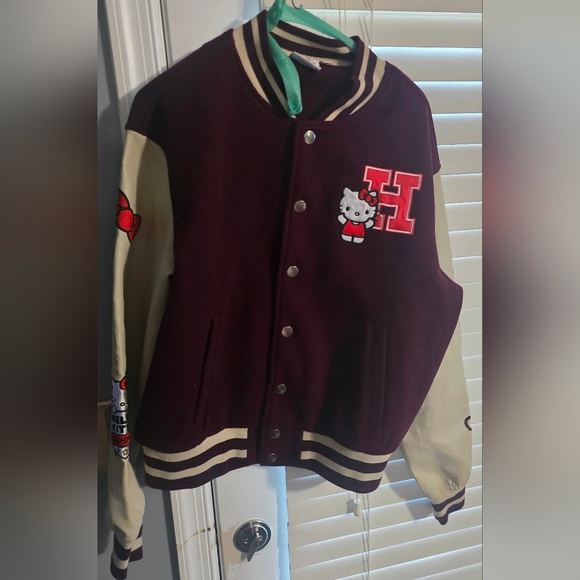 Aeropostale Hello Kitty Varsity Bomber Jacket, Adult XS - Picture 1 of 9
